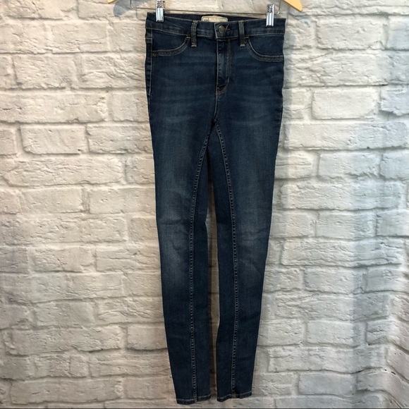 Free People High Rise Long Lean Skinny Jean 24” - Picture 2 of 9